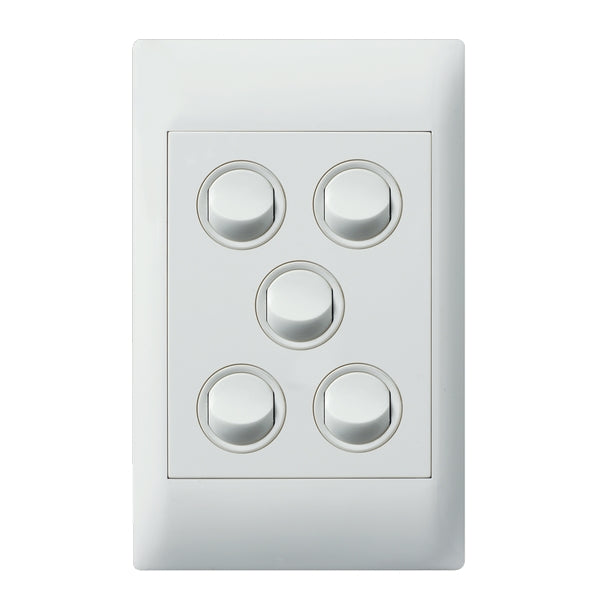 Excel Life Common Switch 5Way 16A White