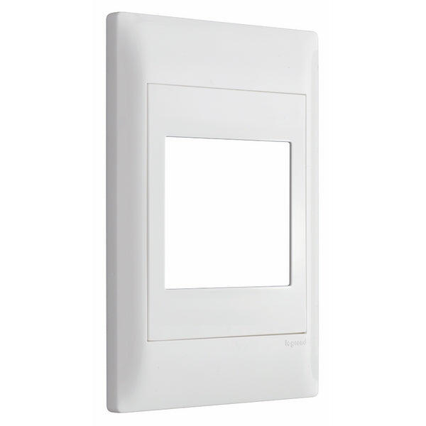 Excel Life Common Grid & Plate 2Gang Mosaic White