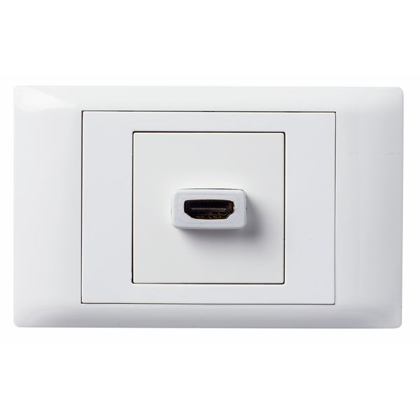 Excel Life HDMI Socket Rear Pluggable White