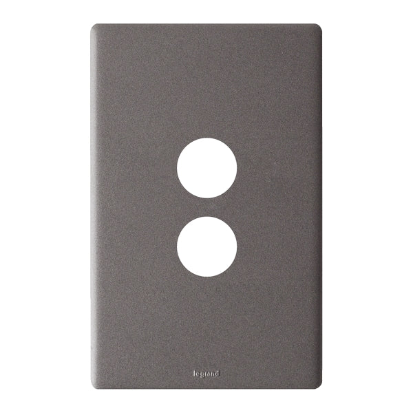 Excel Life Dedicated Grid & Plate Only 2Gang Urban Grey