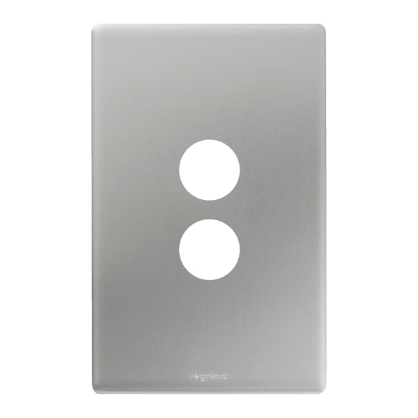 Excel Life Dedicated Cover Plate 2Gang M/Silver