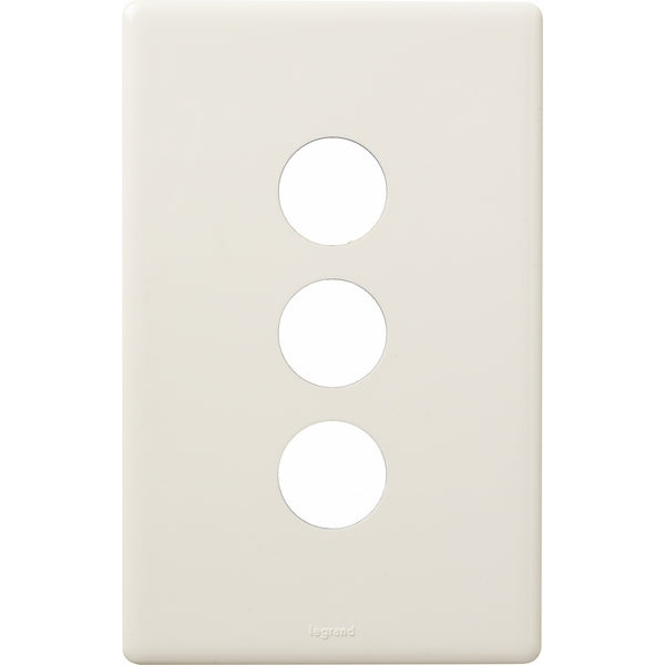 Excel Life Dedicated Cover Plate 3Gang White