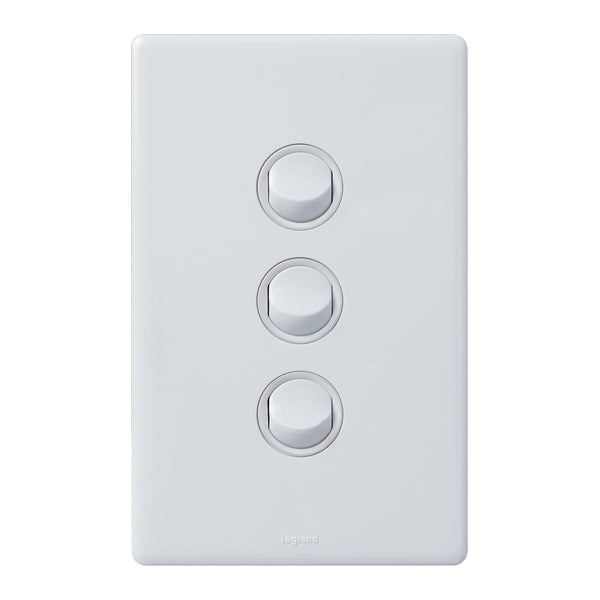 Excel Life Dedicated Switch Triple 16A White IP66