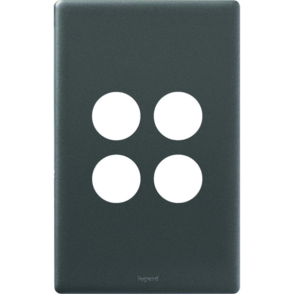 Excel Life Dedicated Cover Plate 4Way Urban Grey