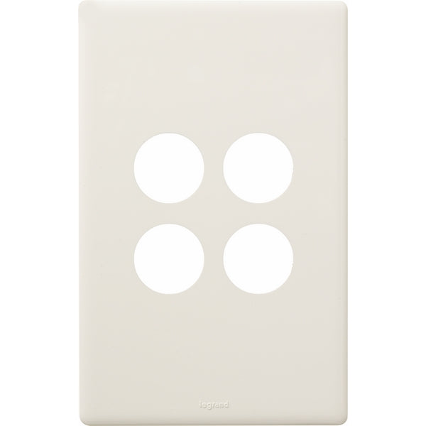 Excel Life Dedicated Cover Plate 4Way White