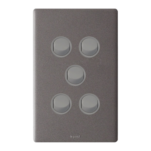 Excel Life Dedicated Switch 5Way 16A Urban Grey