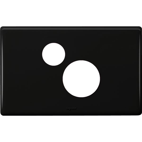 Excel Life Dedicated Cover Plate Sw Socket Sgl Black