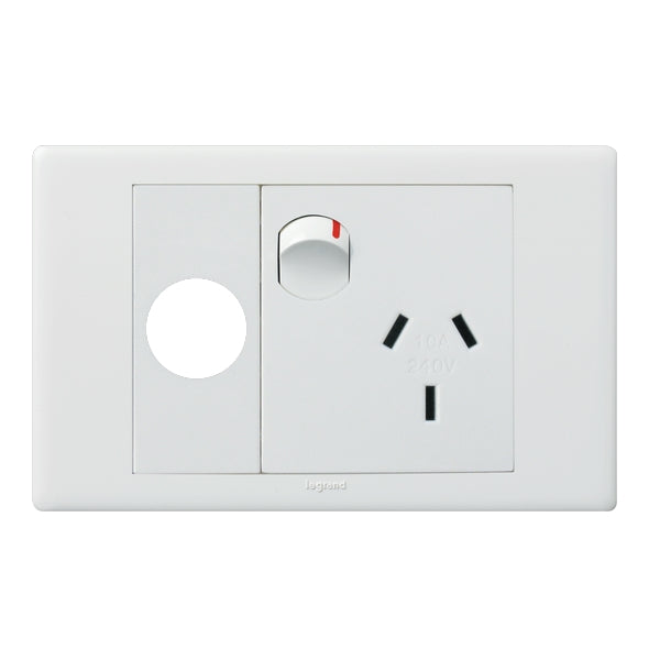 Excel Life Dedicated Sw Socket Sgl 10A Extra Func White