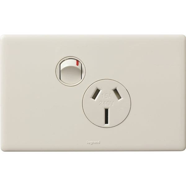 Excel Life Dedicated Sw Socket Sgl 15A White
