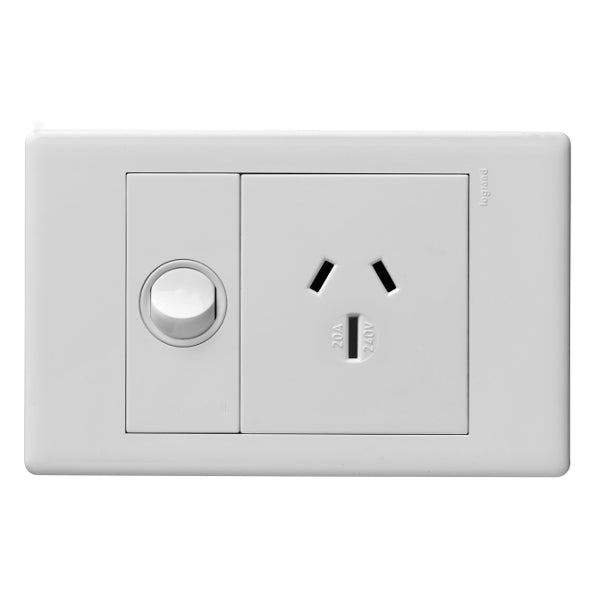 Excel Life Dedicated Sw Socket Sgl 20A White