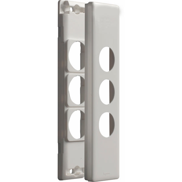 Excel Life Architrave Grid & Cover Only 3Gang White