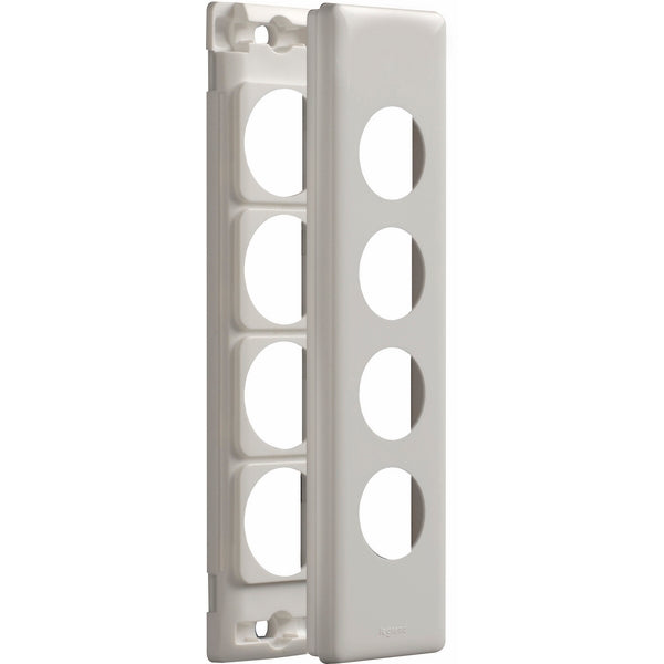 Excel Life Architrave Grid & Cover Only 4Gang White