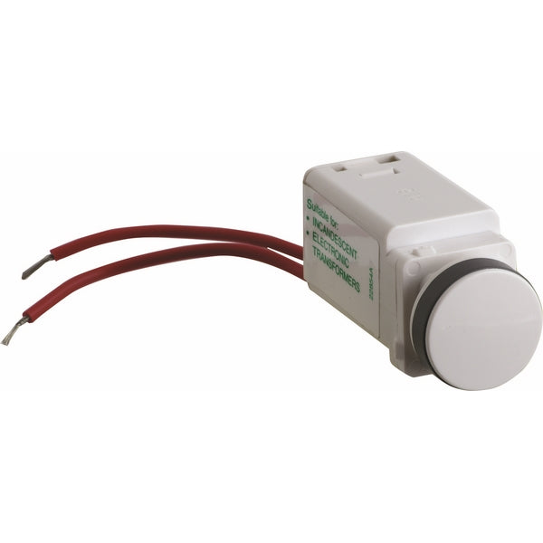 Excel Life Dimmer Mech Rotary 250VA Trailing Edge White