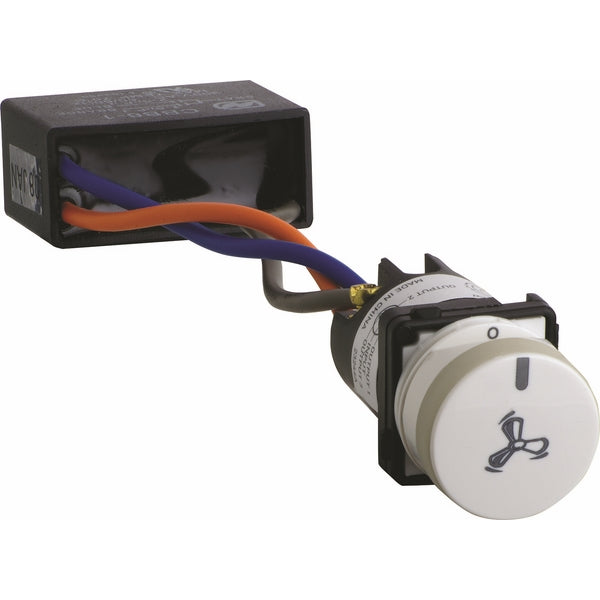 Excel Life Fan Controller Mech 100VA 3-Speed White