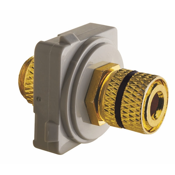 Excel Life Audio Black Banana Socket Urban Grey