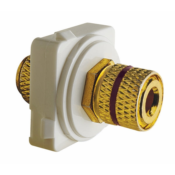 Excel Life Audio Red Banana Socket White