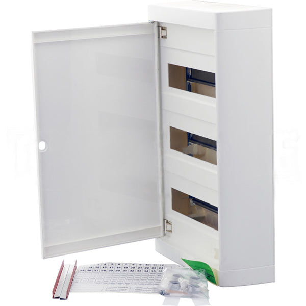 Distribution Board 36Way Surface White