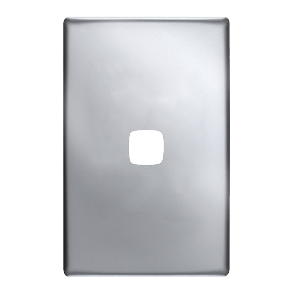 Linea Plate Only 1Gang Matt Silver