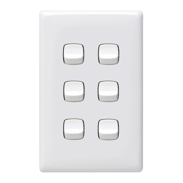Linea Switch 6Way White