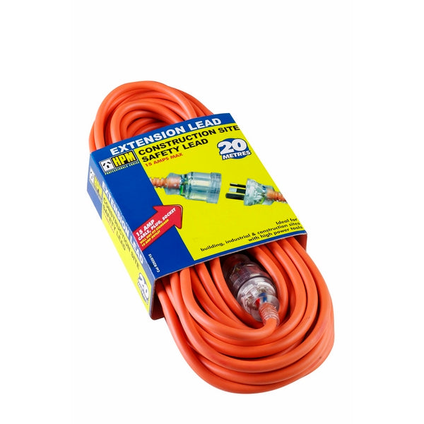 Extension Lead Extra Heavy Duty 15A 20m Orange
