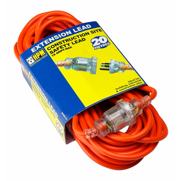 Extension Lead Extra Heavy Duty 20m Orange