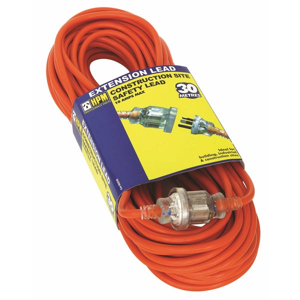 Extension Lead Extra Heavy Duty 30m Orange