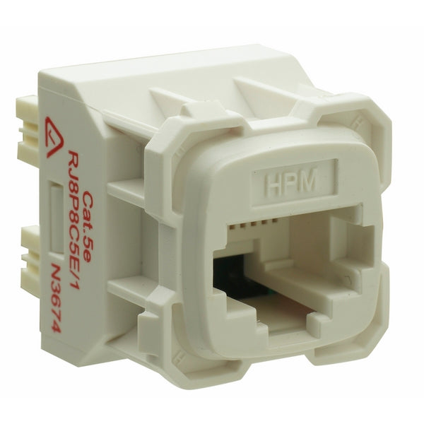 Mech RJ45 Jack Cat5e White