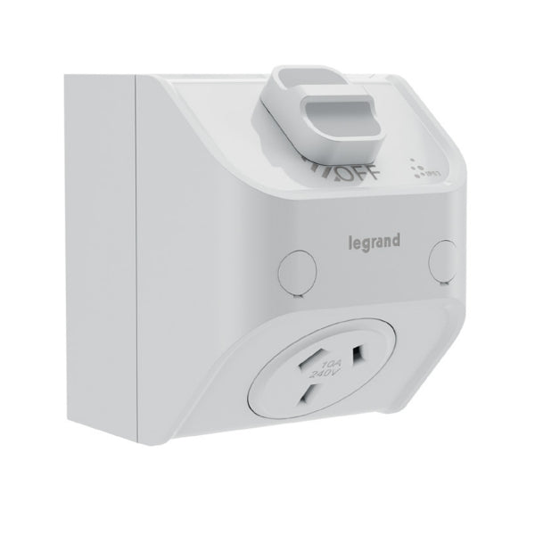 Aqua Life Sw Skt Sgl 10A Compact Srf Mnt Limestone Grey IP53