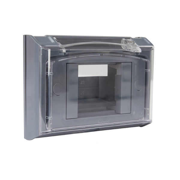 Aqua Adaptor Arteor 2/3Mod Flush Mount Cement Grey IP44