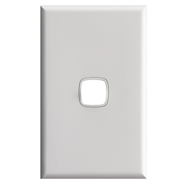 XL Grid & Plate Only 1Gang White