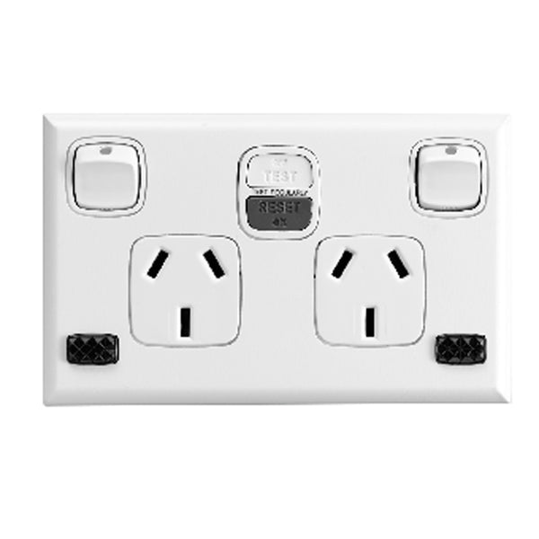 XL Electresafe Sw Socket 10mA Neon Red White