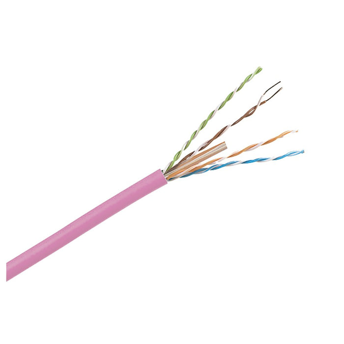 Cable Cat6 4pr U/UTP PVC Pink (305m)