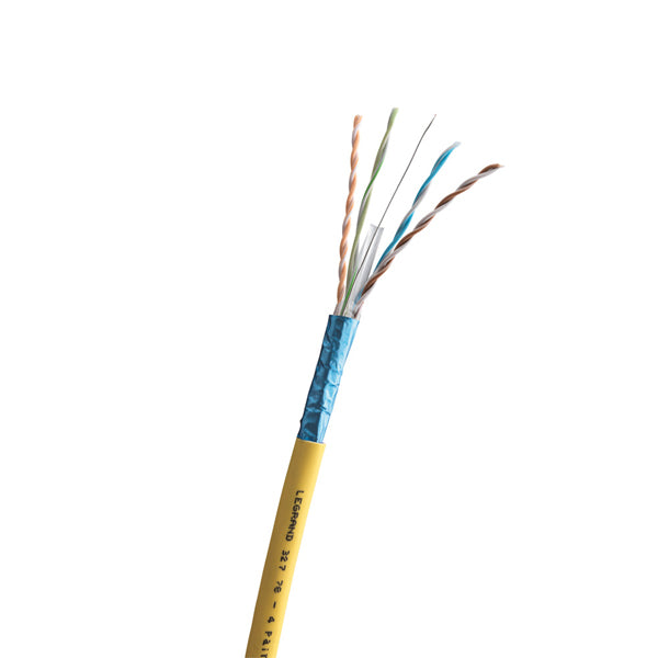 Cable Cat6A F/UTP 4P LSZH Yellow 500MHz (500m)