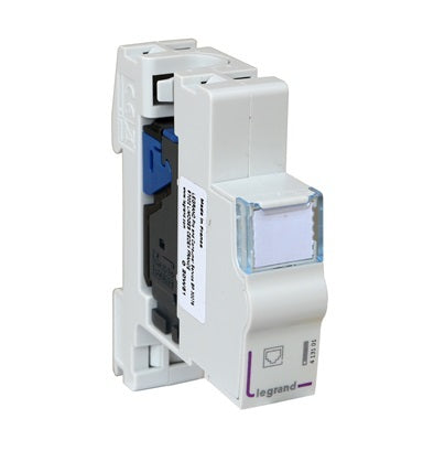 RJ45 Connector UTP Cat6 Patch Module DIN Mount