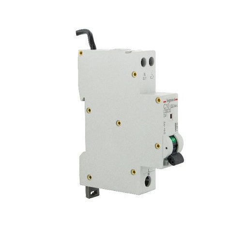 RCBO 1 Module Combo 1P+N 10A 6kA 30mA C Curve Neutral Tail