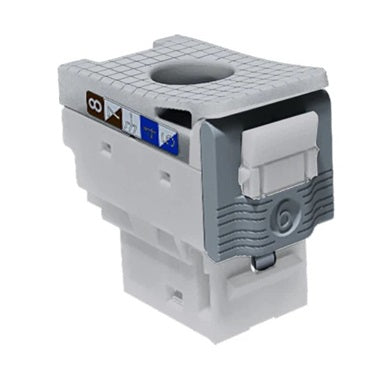 Linkeo C Keystone Jack Cat6 UTP RJ45 White