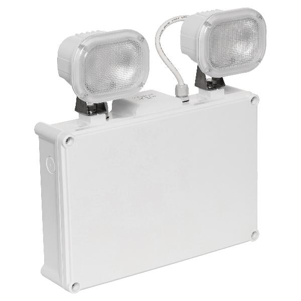 Economy LED Twinspot Li Batt White IP65