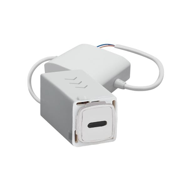 XL Linea Sgl Socket USB Charger Type C 60W White