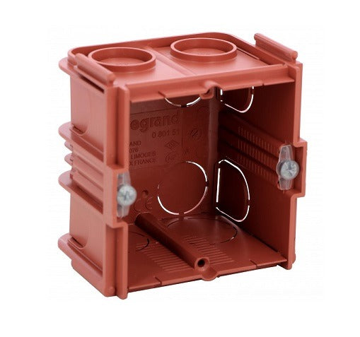 Batibox Masonry Box Square 1Gang 50mm Depth