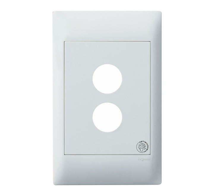 Excel Life Medical Grid & Plate 2Gang White