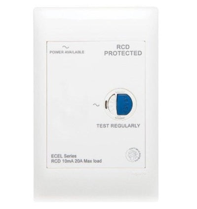 Medical Switch RCD 10mA 20A Vertical White