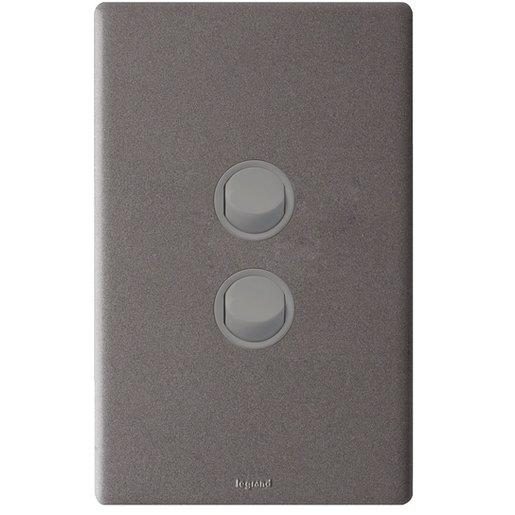Excel Life Dedicated Switch Double 16A Urban Grey IP66