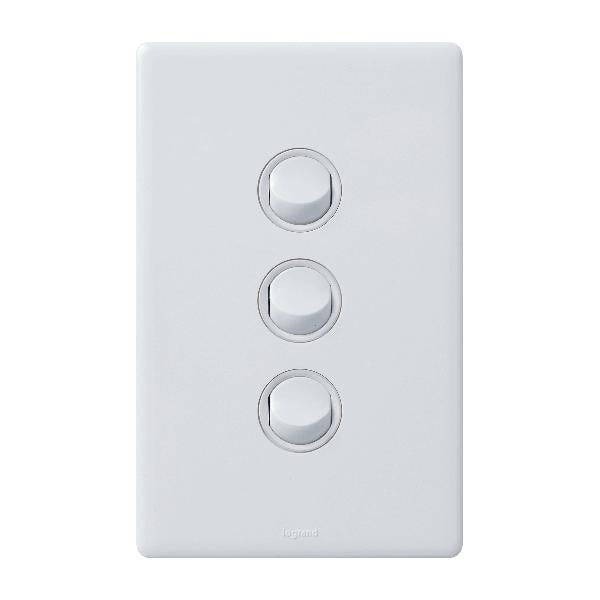 Excel Life Dedicated Switch Triple 16A White