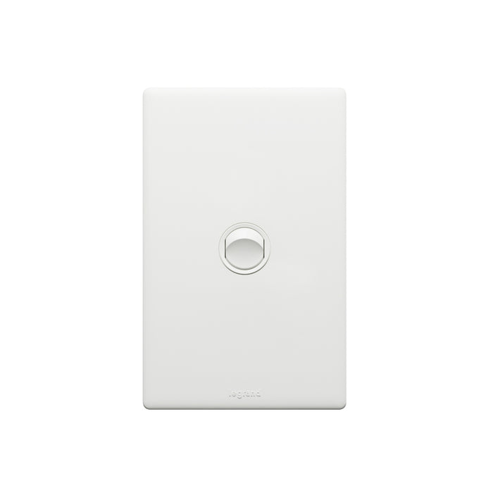 Excel Life Matt Switch Single 16A/16AX Vertical White