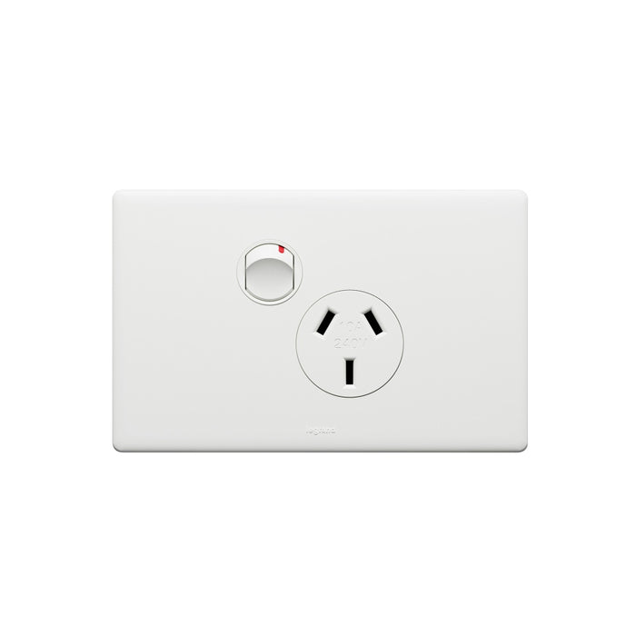 Excel Life Matt Sw Socket Single 10A White
