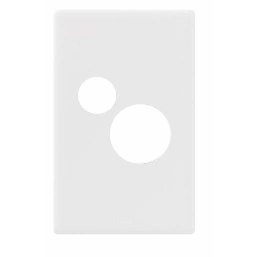 Excel Life Dedicated Cover Plate Sw Socket Sgl Vert White
