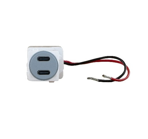 Excel Life Dual USB Charger Mech Type C 3A Urban Grey