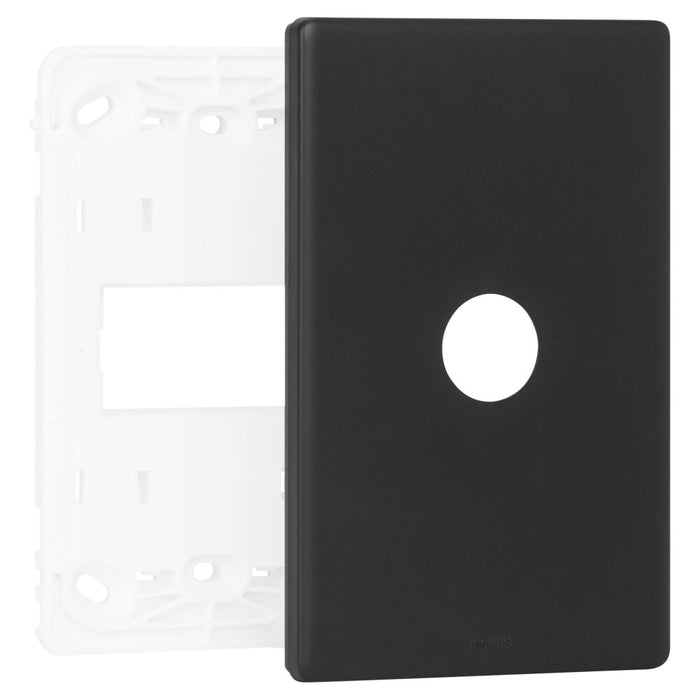 Excel Life Netatmo Grid & Cover Plate Single Matt Black