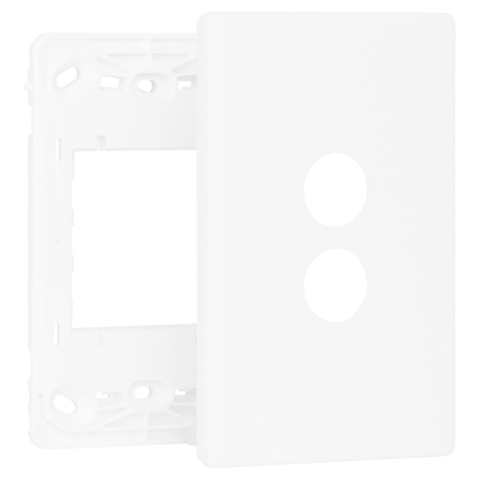 Excel Life Netatmo Grid & Cover Plate Double Matt White