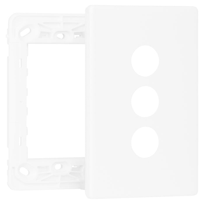 Excel Life Netatmo Grid & Cover Plate Triple White